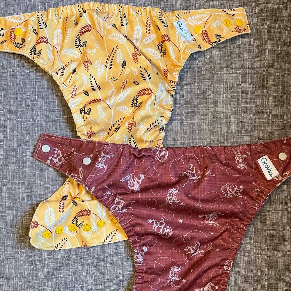 Grovia Cloth Diaper Set of Two (2)